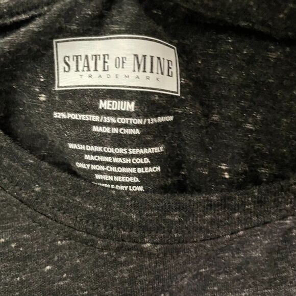 Talk Birdie To me Shirt Mens M State of Mine Golf Gray short Sleeve Tee NWT - Picture 3 of 10